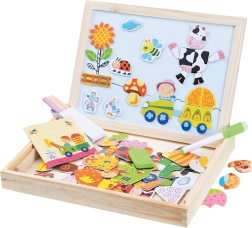 Pizarra magnética granja 102 piezas