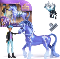 Figuras Unicorn Academy RORY & STORM: jinete y unicornio con accesorios