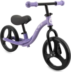 Bicicleta de equilibrio MoMi Isoka con ruedas LED – violeta
