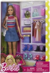 Muñeca Barbie con zapatos y accesorios con estilo