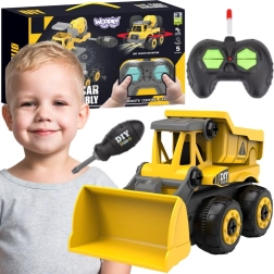 Bulldozer de construcción DIY con control remoto Woopie