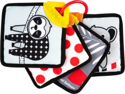 Tarjetas sensoriales de tela con mordedor CANPOL babies BabiesBoo