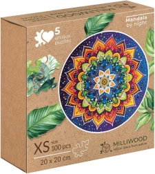 Alexander mandala nocturna – rompecabezas de madera de 100 piezas