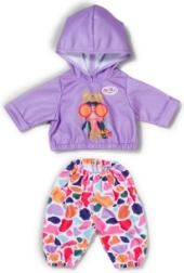 Baby born conjunto con capucha para muñecas de 43 cm
