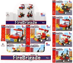 Juego de construcción Bomberos – 4 tipos