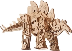 Puzzle mecánico de madera stegosaurus