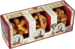 Professor Puzzle Great Minds: hombres famosos – set de rompecabezas 3 en 1