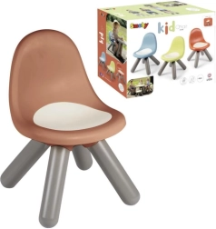 Silla infantil de plástico reciclado, color ladrillo