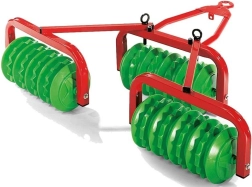 Rodillo Cambridge y rastra para tractores infantiles Rolly Toys