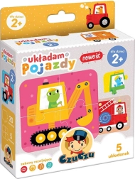 CzuCzu rompecabezas de vehículos para ensamblar – 5 juegos de 4 piezas