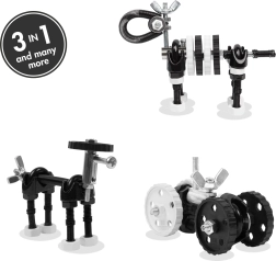 Set de construcción The OffBits ZebraBit – creativo kit de construcción metálico 3 en 1