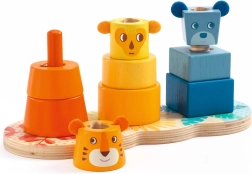 DJECO Torre apilable infantil de colores