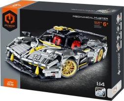 Juego de construcción de coche con propulsión mecánica 1237 piezas