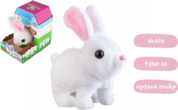 Conejito de peluche BEN de TEDDIES – juguete que salta y habla