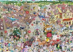 Rompecabezas Amo las bodas y banquetes 1000 piezas