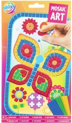 Juego creativo de mosaico por colores – metálico A5, motivo mariposa