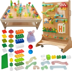 Set de construcción de pista de canicas STEM Masterkidz 359 piezas