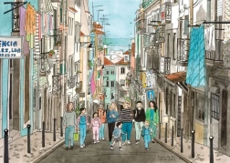 Puzzle paseo por Lisboa 1000 piezas