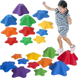 Camino sensorial Piedras de colores 3 tamaños