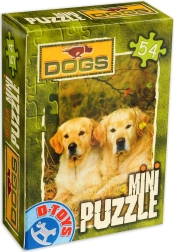 Puzzle de cachorro adorable de 54 piezas