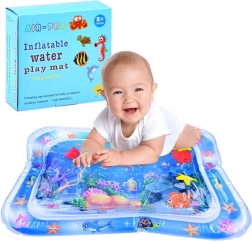 Alfombra sensorial de agua inflable educativa para bebés