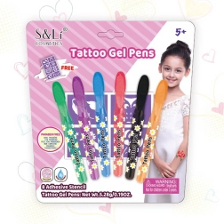 Set de rotuladores para tatuajes con plantillas