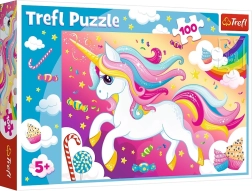 Puzzle de 100 piezas Hermoso Unicornio Trefl