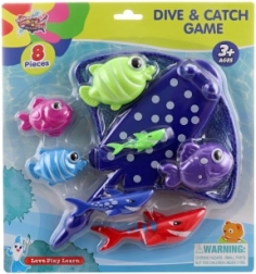 Pesca de pececitos – juego acuático para niños