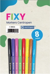 Set de rotuladores CENTROPEN, 8 colores
