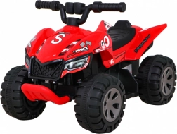 Quad eléctrica infantil The Fastest con motor de 25 W – Rojo