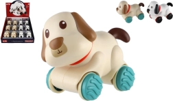 Perro de plástico con cuerda