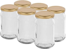 Tarros de conserva con tapa 300 ml Twist, juego de 6 uds.