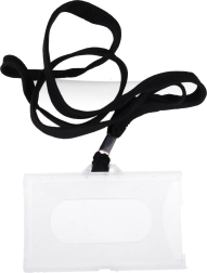 Identificador para el cuello con cordón de 45 cm – negro o azul marino