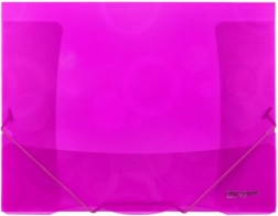 Carpeta con goma A4 rosa