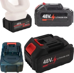 Batería Li-ion universal de 48 V y 6000 mAh para herramientas a batería y maquinaria de jardinería