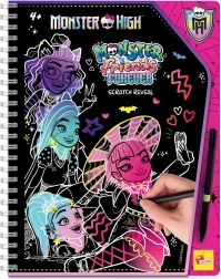 Bloc de bocetos para rascar Monster High – Forever Friends