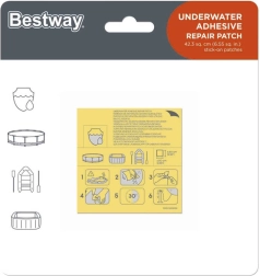 Kit de parches de reparación para piscina Bestway