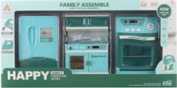 Cocina infantil con electrodomésticos a pilas