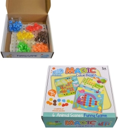 Mosaico con plantillas de colores, 96 piezas