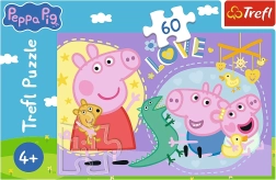 Puzle de 60 piezas Cerdito feliz – Peppa Pig