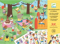 Set de calcomanías por transferencia Celebraciones DJECO