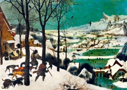 Puzzle Bluebird Cazadores en la nieve (invierno)