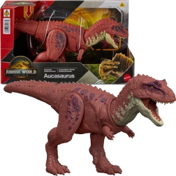 Figura de dinosaurio Jurassic World Rebirth Aucasaurus 32,5 cm – Wild Roar de Mattel