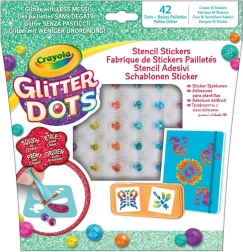 Crayola Glitter Dots – plantillas para pegatinas