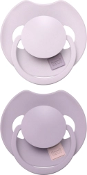 Chupete dinámico de silicona PRIME 18m+ 2 uds lilac/violet