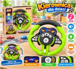 Volante interactivo con luz y sonido