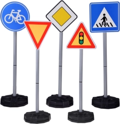 Set educativo de señales de tráfico para niños