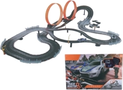 Pista de carreras con dos loopings