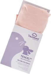 Sábana bajera ajustable Träumeland Tencel uni Rose Smoke