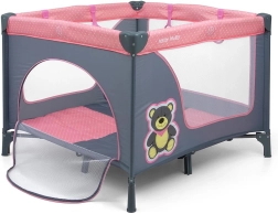 Parque infantil plegable MILLY MALLY Fun Pink Bear